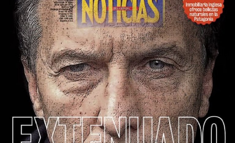  La impactante tapa de Noticias sobre el estado físico de Macri