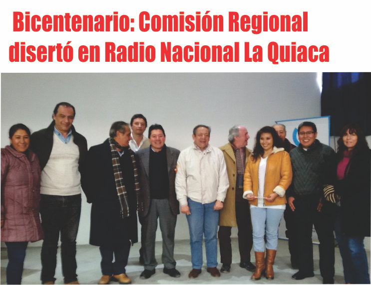  Bicentenario: Comisión Regional  disertó en Radio Nacional La Quiaca