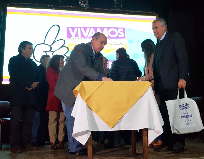  Segura ratificó su  compromiso  de luchar, contra la violencia de género