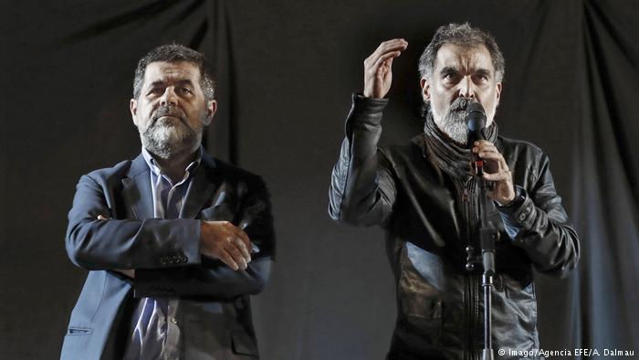  A prisión líderes de dos entidades secesionistas de Cataluña