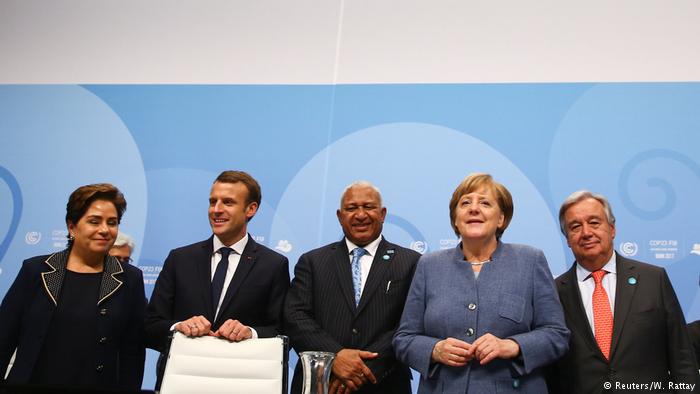  COP23: Merkel y Macron reiteran responsabilidad de países más contaminadores