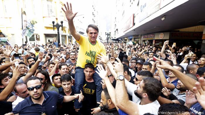  Candidato ultraderechista Jair Bolsonaro asegura que se recuperará completamente