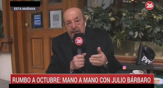  Julio Bárbaro: «El Gobierno de Macri está terminado, es un fracaso a toda orquesta»