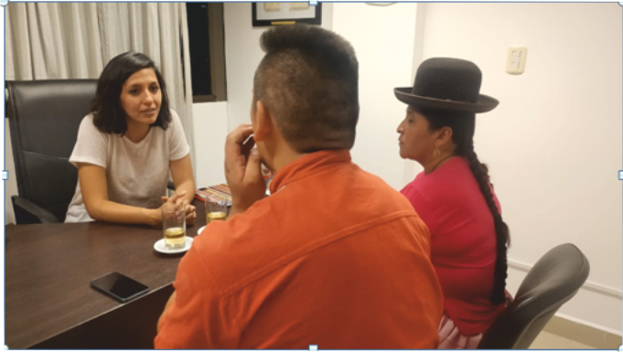  Leila Chaher se reunió con el Cónsul General de Bolivia