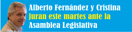  Alberto Fernández y Cristina Kirchner juran este martes ante la Asamblea Legislativa