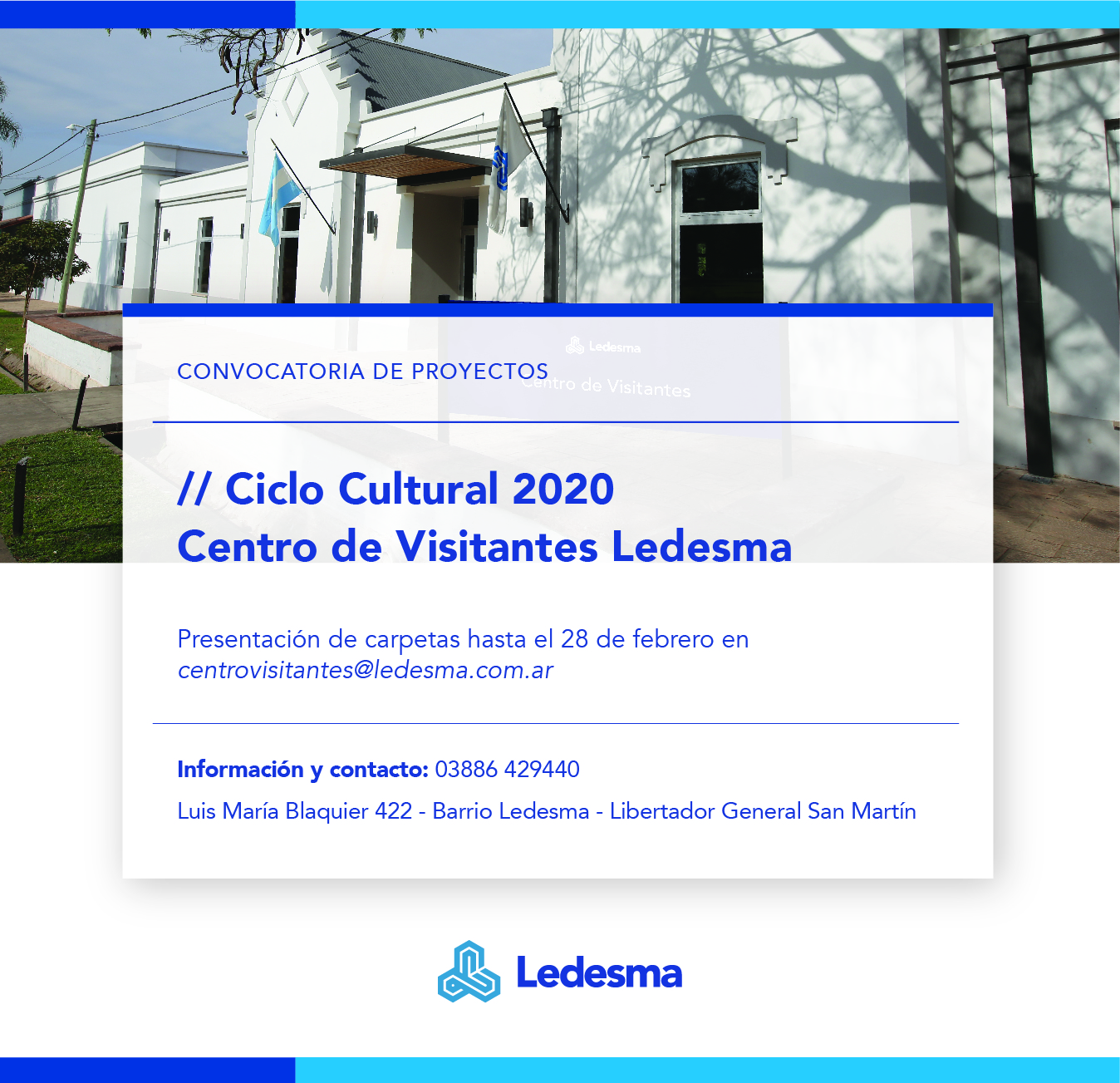  El Centro de Visitantes Ledesma prepara agenda cultural