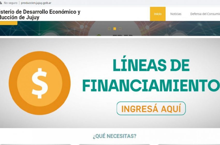  17 líneas de financiamiento para el desarrollo de Jujuy