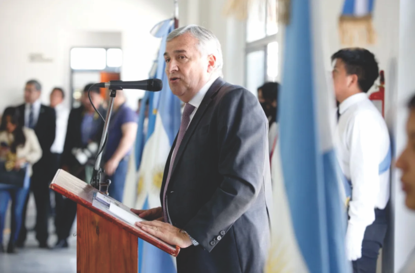  Morales inauguró una nueva escuela secundaria en Monterrico financiada con la renta de Cauchari