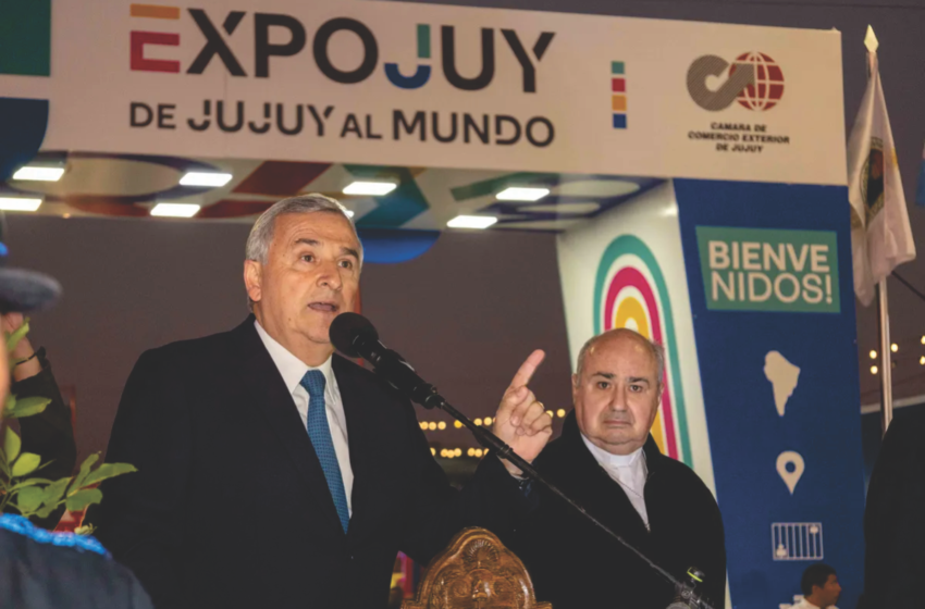  Gerardo Morales inauguró oficialmente la Expojuy 2022