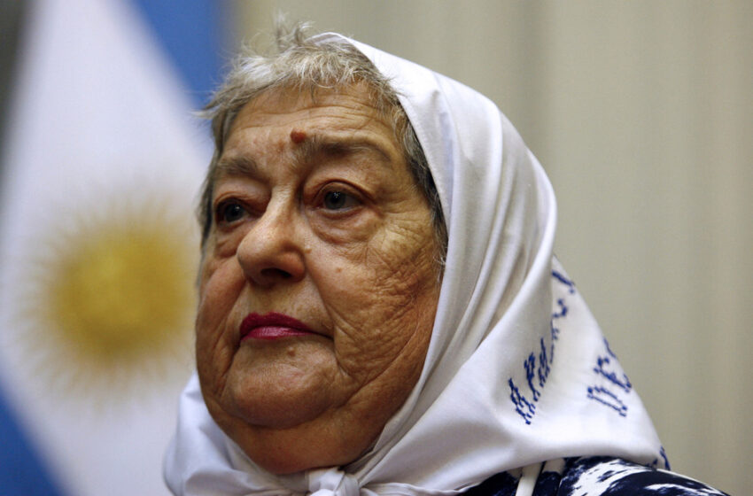  Muere Hebe de Bonafini, histórica presidenta de Madres de Plaza de Mayo