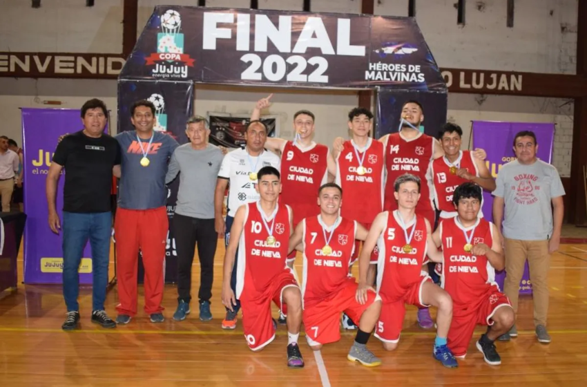  Club Ciudad de Nieva es campeón de la Copa Jujuy en Básquet masculino