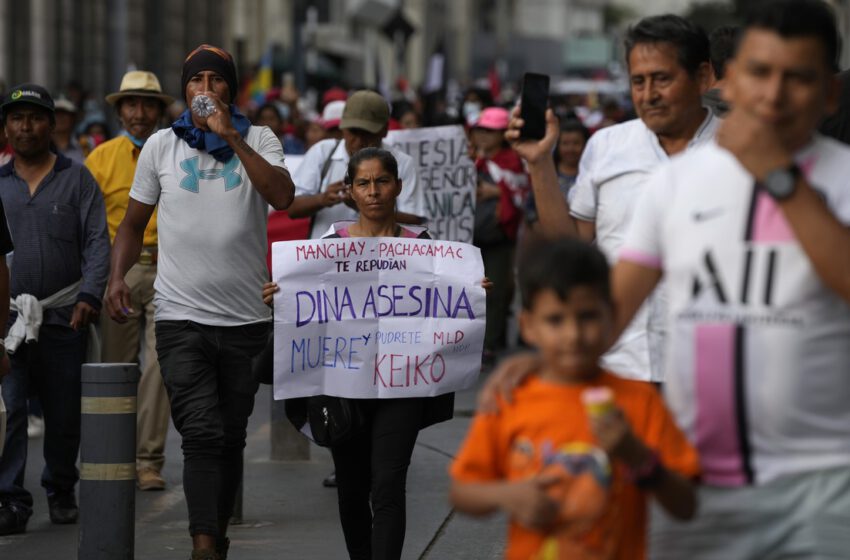  La ‘toma de Lima’ y el paro nacional muestran músculo en Perú frente al Gobierno de Boluarte