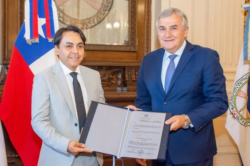  Morales busca impulsar la integración entre Jujuy y la Región de Arica y Parinacota en Chile