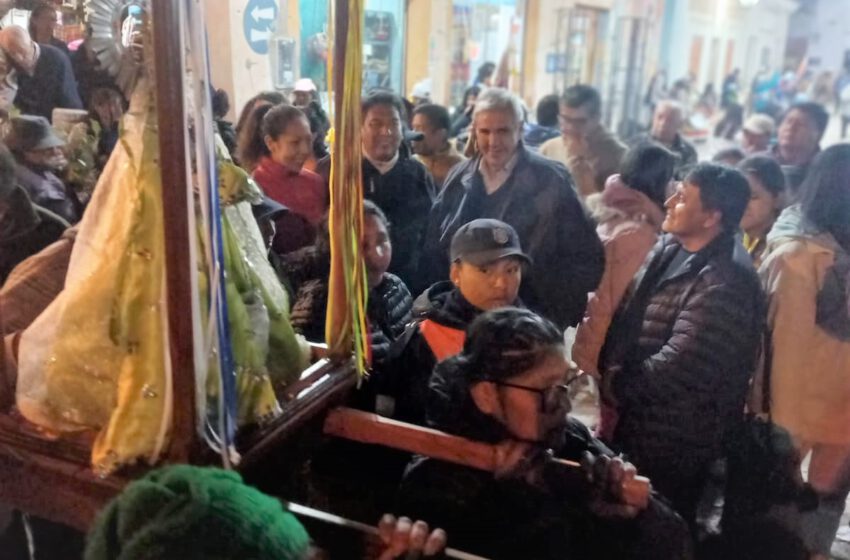  Haquim recibió en Humahuaca a la sagrada imagen de la Virgen de Copacabana de Cuchillaco