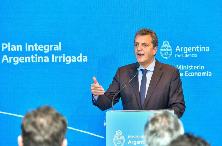  El Gobierno nacional presentó el Plan Integral Argentina Irrigada que beneficia a más de 50 mil productores