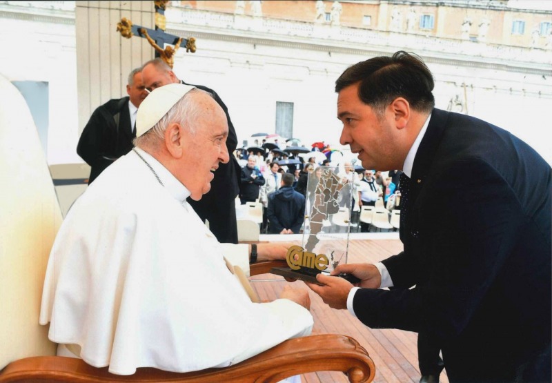  CAME visitó al Papa Francisco para transmitirle el saludo de las pymes argentinas