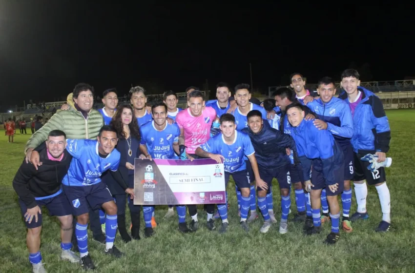  Talleres de Perico semifinalista de fútbol masculino de la Copa Jujuy