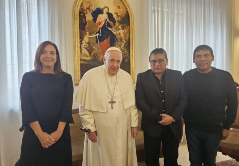  RENATRE destacó la reunión de su presidente José Voytenco con el Papa Francisco en la que abordaron la registración laboral
