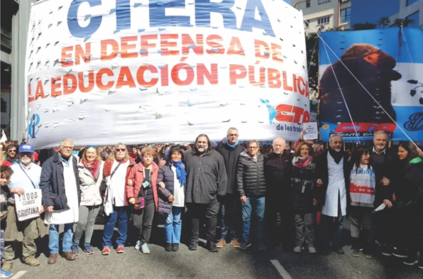  Paro docente nacional “en solidaridad con Jujuy”