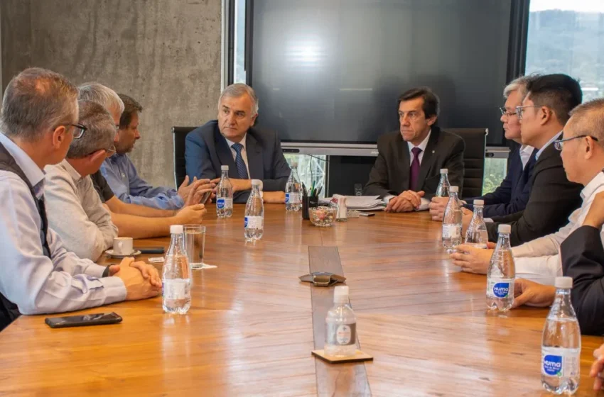  Morales y CEOs de Shanghai Eletric Power avanzan en la ampliación de Cauchari