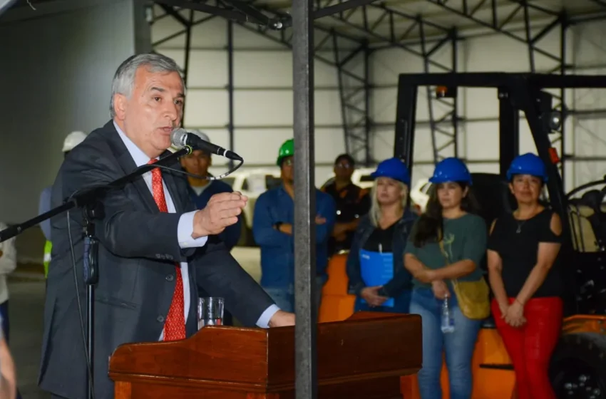  Morales inauguró la planta de transferencia y clasificación de residuos de Libertador