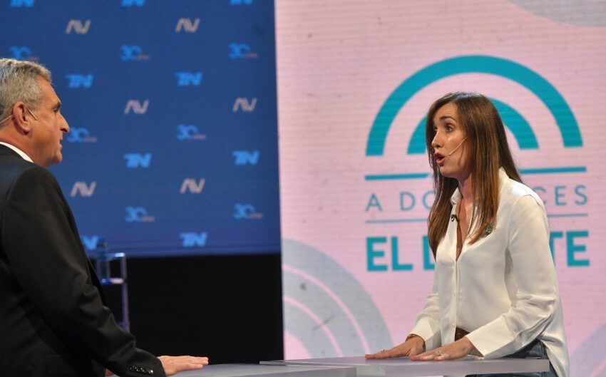  En un debate caliente con Rossi, Villaruel dijo que la dolarización la harán con los ahorros de los argentinos