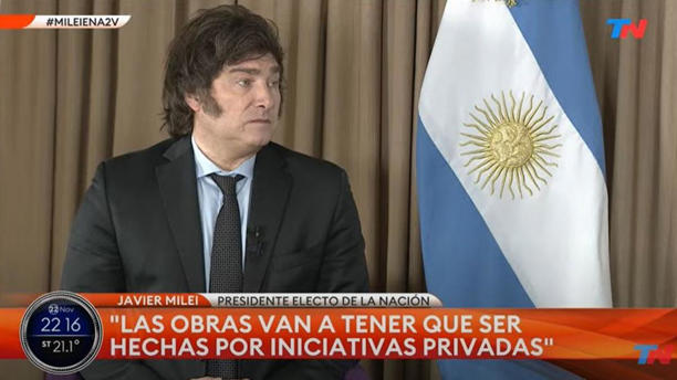  Javier Milei: «No ajustar las partidas de la política es generar una híper y dejar al 95% de los argentinos pobres»