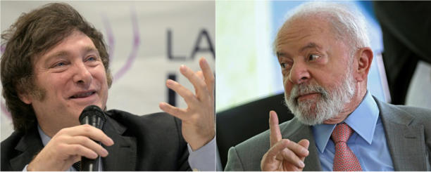  Milei invita a Lula a toma de posesión, dice cancillería brasileña