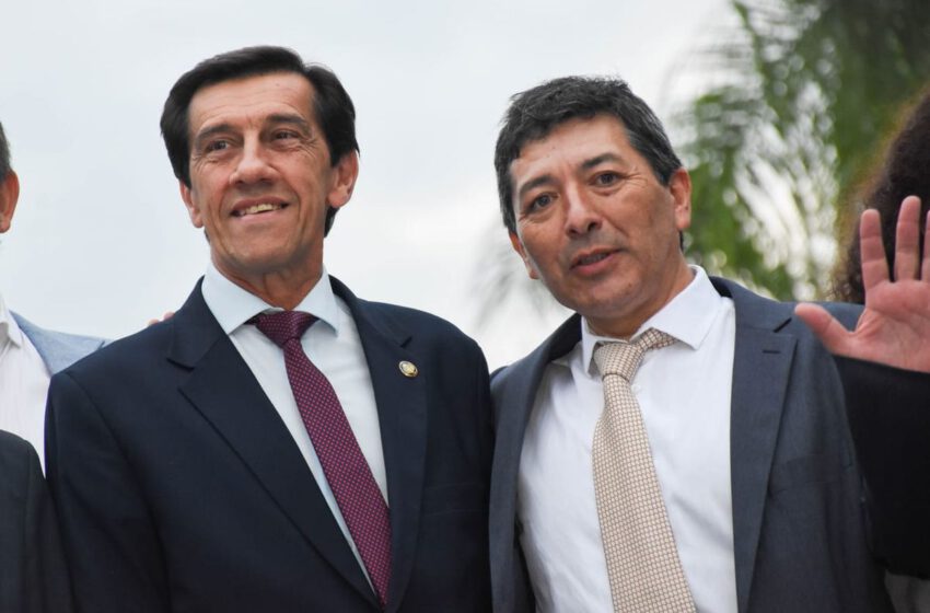  Sadir acompañó la asunción de Victor González como intendente de El Carmen