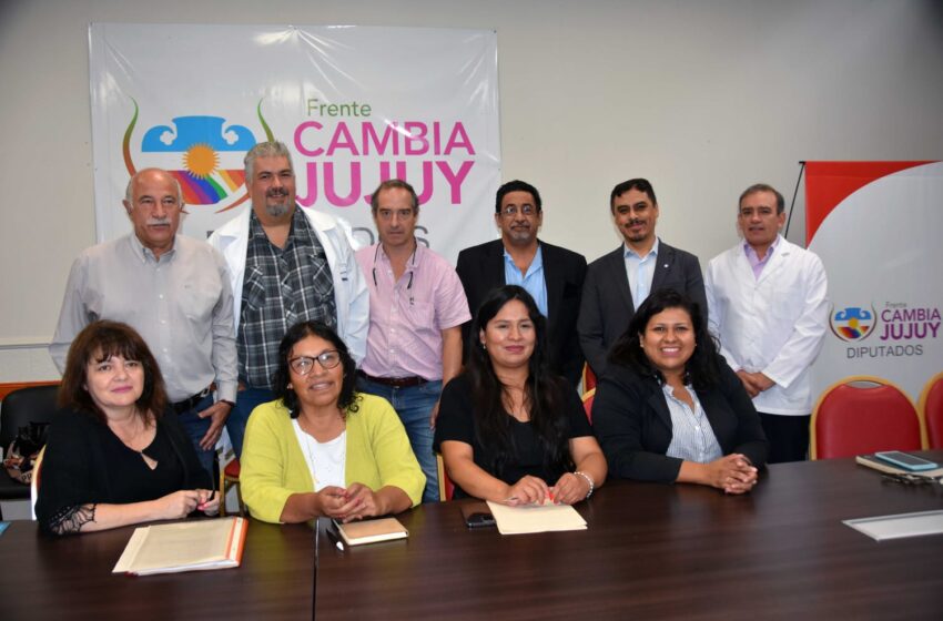  Legisladores recibieron al Consejo y al Colegio Médico de Jujuy para debatir la ley provincial de regulación de farmacias y las consecuencias del DNU 70/23