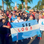 Multitudinaria marcha en pedido por la aparición de Loan en Corrientes