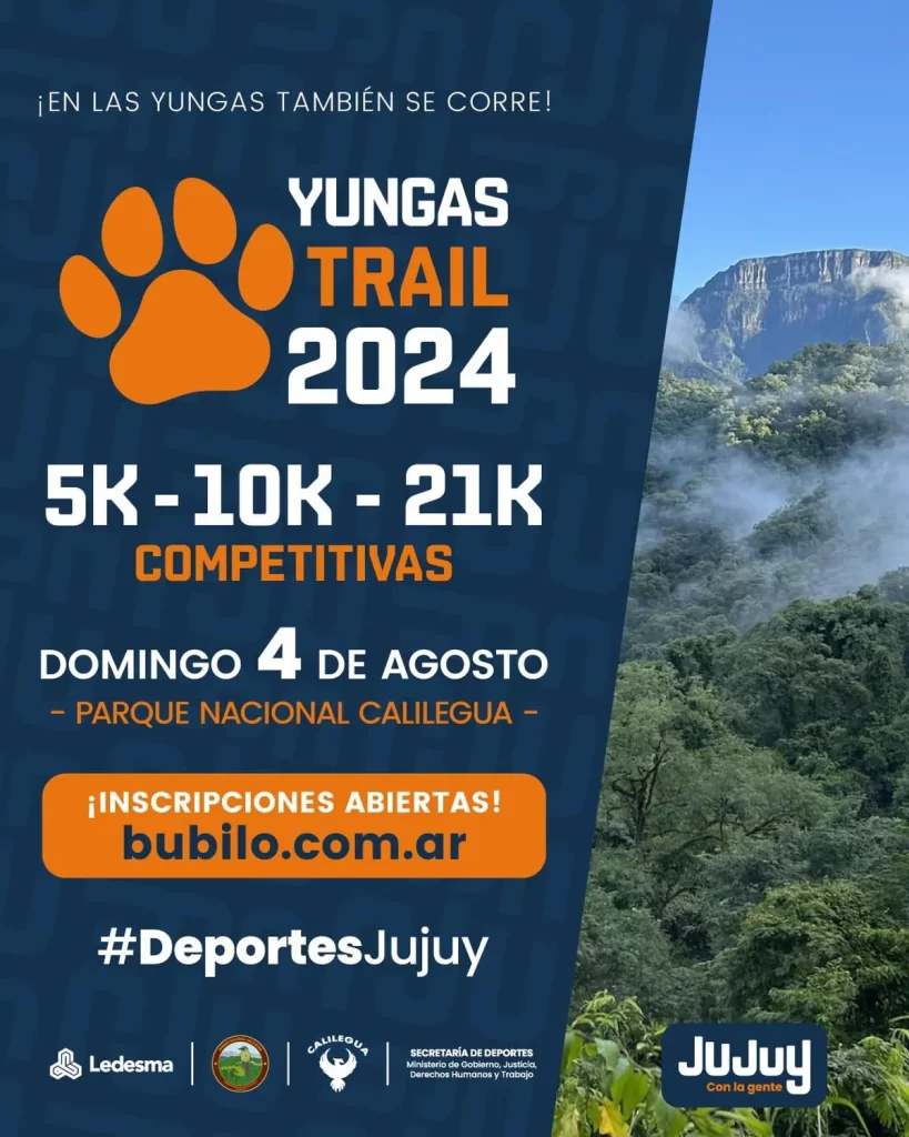 Todo listo para «Yungas Trail» 2024