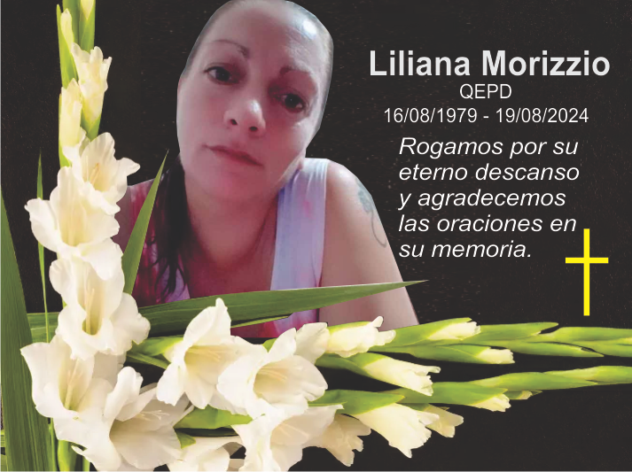 Liliana Morizzio – Q.E.P.D. – 16/08/1979-19/08/2024