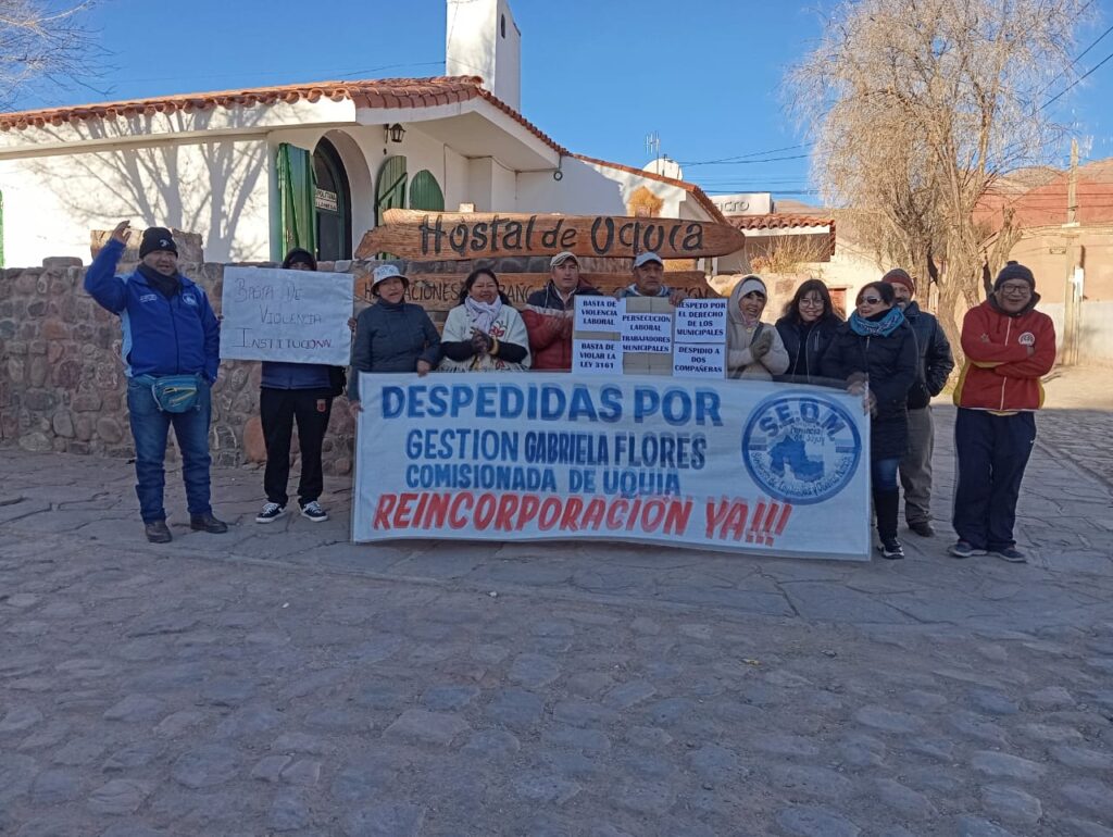 SE PROFUNDIZAN LAS MEDIDAS DE FUERZA DEL SEOM JUJUY EN UQUIA