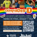 Invitan a participar de las “Olimpíadas D” Derechos, Deportes y Diversidad