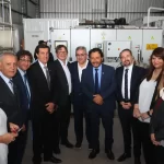 Sadir acompañó a Sáenz en la inauguración de una planta de producción de litio en Güemes