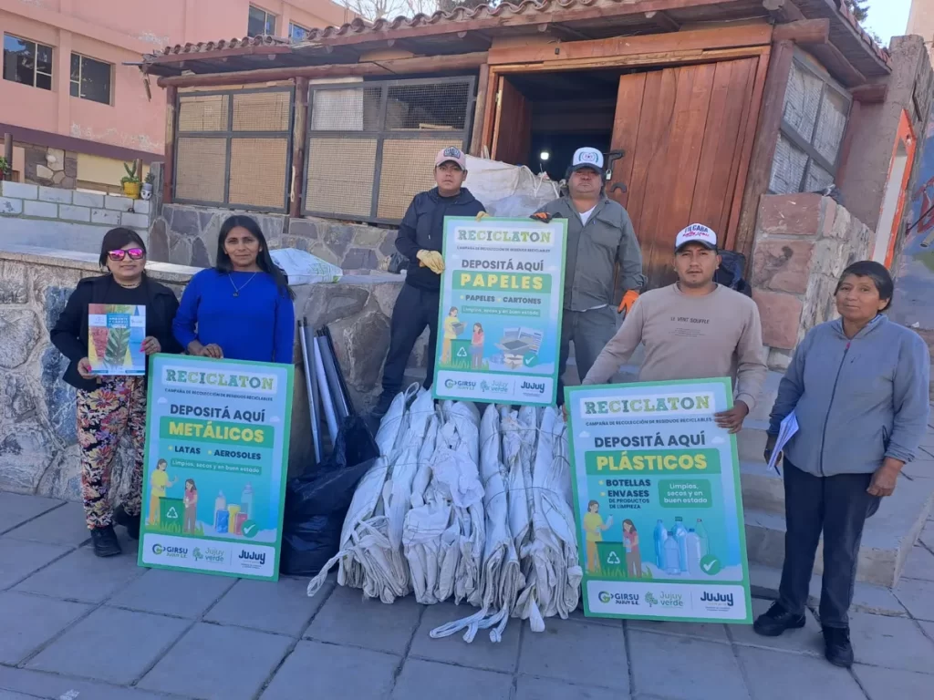 GIRSU Jujuy recuperó cerca de 18 toneladas de residuos secos en la Quebrada de Humahuaca y refuerza su plan