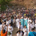 Multitudinaria convocatoria de feligreses al santuario de Río Blanco