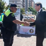 Sadir entregó un vehículo e indumentaria para mejorar la seguridad vial