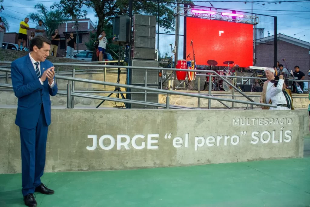 Sadir participó de inauguración del multiespacio «Jorge «el perro» Solís» en Chijra