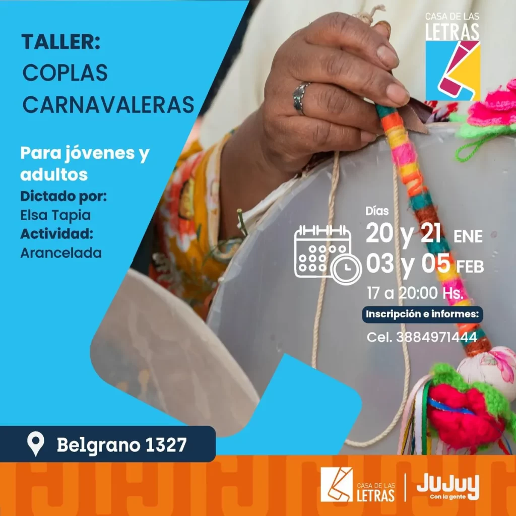 Taller de Coplas Carnavaleras en Casa de las Letras