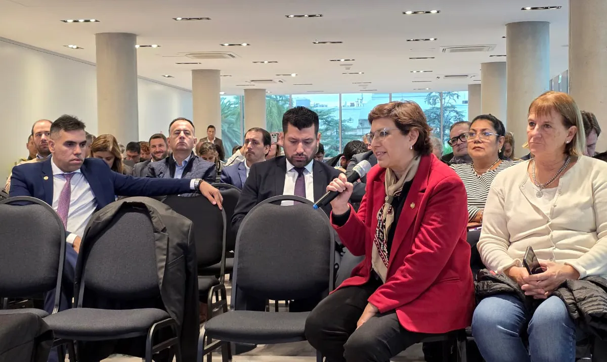 la ministra planificacion estrategica y modernizacion isolda calsina participo la reunion multilateral del corredor bioceanico capricorniojpg