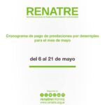 El RENATRE realizará los pagos por prestación por desempleo del 6 al 21 de mayo
