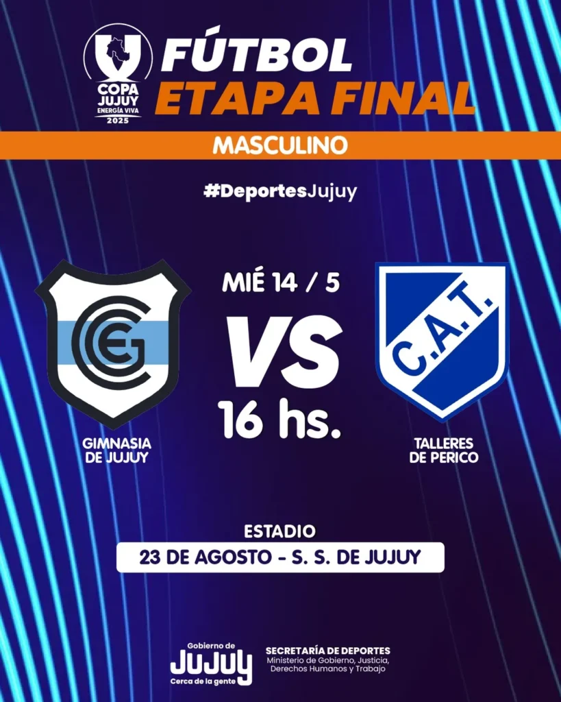Gimnasia-Talleres, abren la serie de octavos de final de Copa Jujuy Energía Viva