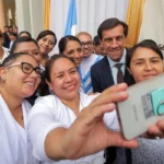 Sadir encabezó el acto por el Día Internacional de la Enfermería
