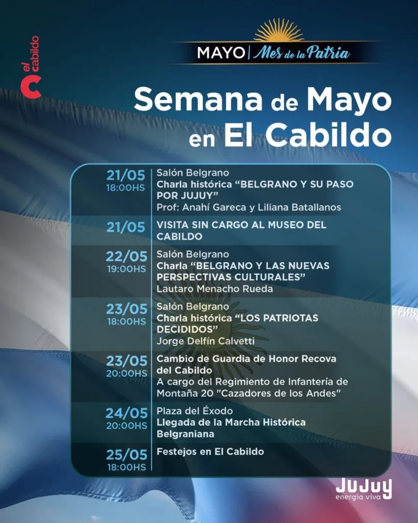Semana de Mayo en el Cabildo: historia viva, emoción patria y  raíces que nos unen
