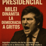 “Delirio presidencial: Milei dinamita la democracia a gritos”