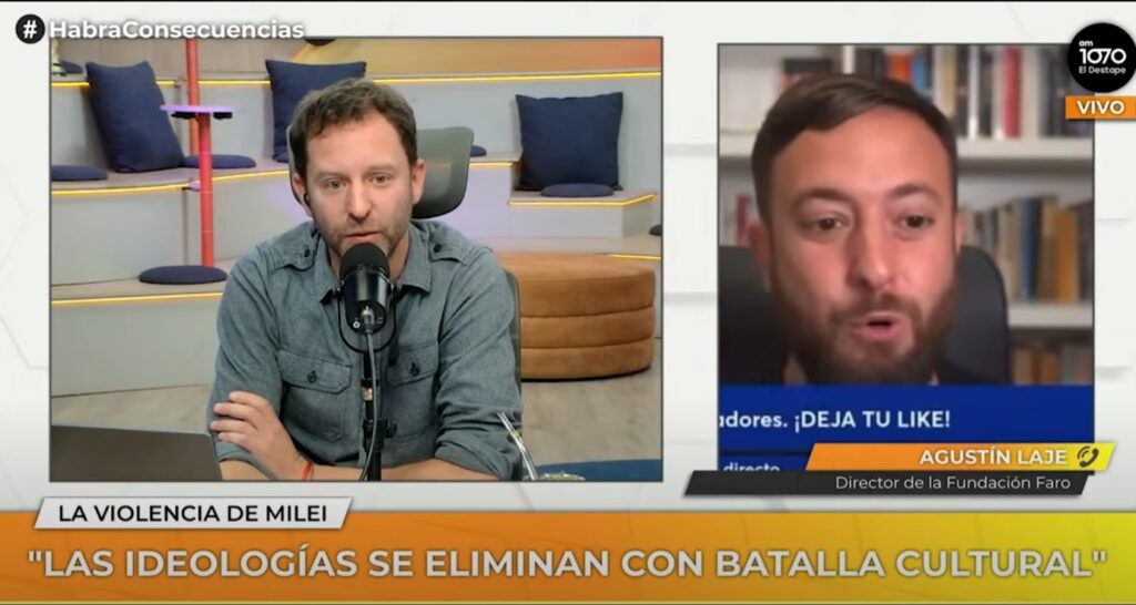 Agustín Laje y el espejo roto de la ultraderecha: entre balas de goma y la imposibilidad de convivir