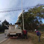 Monterrico ilumina su futuro: histórica extensión de alumbrado público sobre Ruta 42 en San Vicente