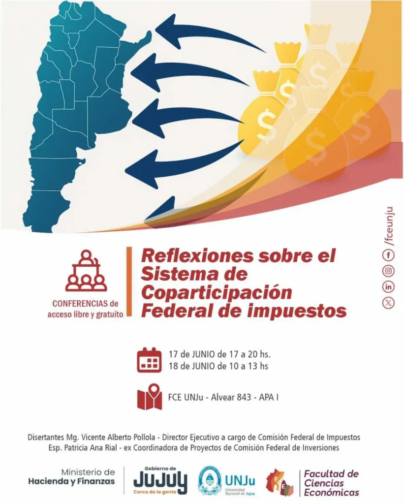 Jujuy se prepara para un destacado evento académico sobre Coparticipación Federal